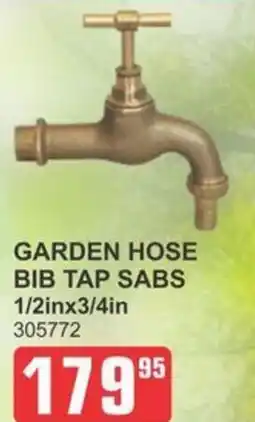 Cashbuild GARDEN HOSE BIB TAP SABS offer