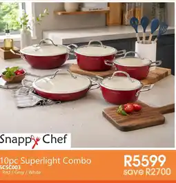 Tafelberg Furnishers Snappy Chef 10pc Superlight Combo offer