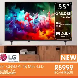 Tafelberg Furnishers LG 55" QNED AI 4K Mini-LED Smart TV offer