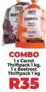 Food Lover's Market Carrot and beetroot thriftpack offer