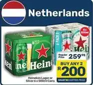 Pick n Pay Heineken - lager or silver cans offer