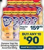 Pick n Pay Hypermarket Danone - yogi sip drinking yoghurt offer