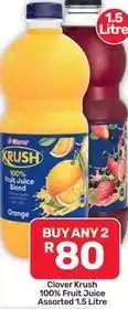 Pick n Pay Hypermarket Krush - 100% fruit juice blend offer