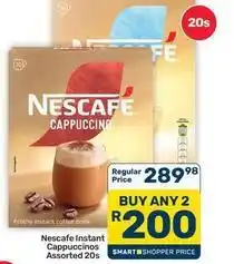 Pick n Pay Hypermarket Nescafé - nescafe instant cappuccinos assorted 20s offer