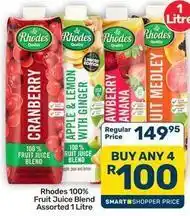 Pick n Pay Hypermarket Rhodes - fruit juice blend offer