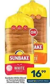 Pick n Pay Hypermarket White sliced or farmstyle white sliced bread offer