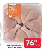 Pick n Pay Hypermarket Pick n pay - fresh chicken drums & thighs offer