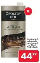 Pick n Pay Hypermarket Drostdy hof - adelpracht late harvest or claret offer