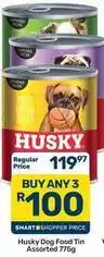 Pick n Pay Hypermarket Husky - dog food tin offer