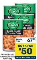 Pick n Pay Hypermarket Rhodes - baked beans in tomato sauce offer