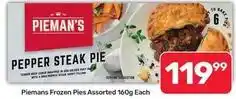 Pick n Pay Hypermarket Frozen - pepper steak pie offer