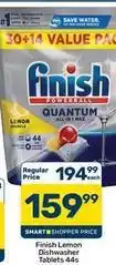 Pick n Pay Hypermarket Finish - quantum lemon sparkle dishwasher tablets offer