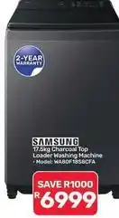 Pick n Pay Hypermarket Samsung - 17.5kg charcoal top loader washing machine - model: wa80f18s8cfa offer