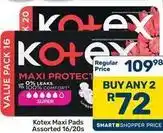 Pick n Pay Hypermarket Kotex - maxi pads offer