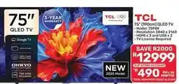 Pick n Pay Hypermarket Total - 75 (190cm) oled tv offer