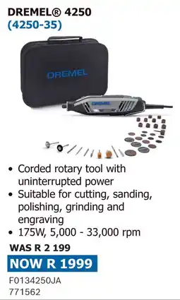 Builders Warehouse DREMEL® 4250 offer