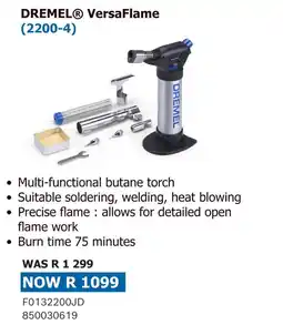 Builders Warehouse DREMEL® VersaFlame offer
