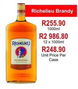Johnny's Liquor Hypermarket Richelieu Brandy offer