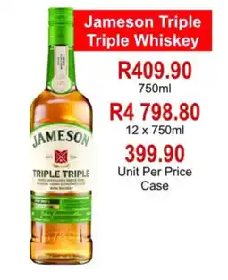 Johnny's Liquor Hypermarket Jameson Triple Triple Whiskey offer