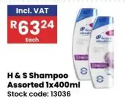 Africa Cash and Carry H & S Shampoo Assorted offer