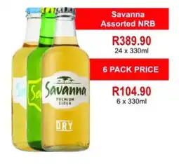 Johnny's Liquor Hypermarket Savanna Assorted NRB offer