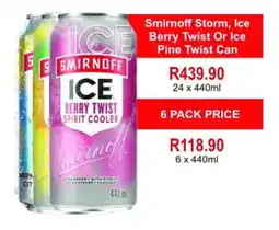 Johnny's Liquor Hypermarket Smirnoff Ice Berry Twist Spirit Cooler offer