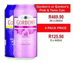 Johnny's Liquor Hypermarket Gordon's or Gordon's Pink & Tonic Can offer