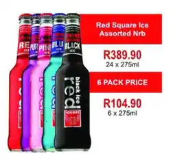 Johnny's Liquor Hypermarket Red Square Ice Assorted Nrb offer