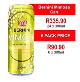 Johnny's Liquor Hypermarket Bernini Mimosa Can offer