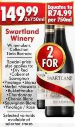 Prestons Swartland Winery Winemakers Collection Tinta Barroca offer