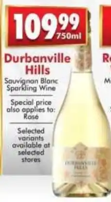 Prestons Durbanville Hills Sauvignon Blanc Sparkling Wine offer