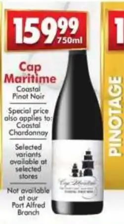 Prestons Cap Maritime Coastal Pinot Noir offer