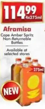 Prestons Aframisa Cape Amber Spritz offer