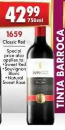 Prestons 1659 Classic Red offer