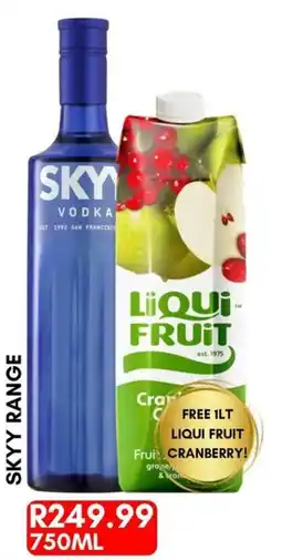 Prestons SKYY VODKA offer