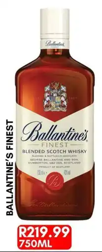 Prestons Ballantine's Finest Blended Scotch Whisky offer