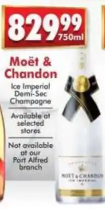 Prestons Moët & Chandon Ice Imperial Demi-Sec Champagne offer