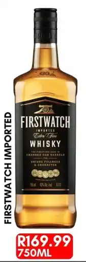Prestons Firstwatch Imported Extra Fine Whisky offer