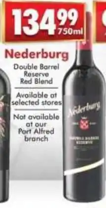 Prestons Nederburg Double Barrel Reserve Red Blend offer