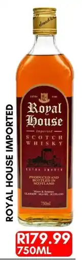Prestons Royal House Imported Scotch Whisky offer