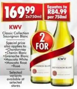 Prestons KVV Classic Collection Sauvignon Blanc offer