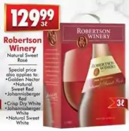 Prestons Robertson Winery Natural Sweet Rosé offer