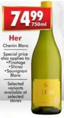 Prestons Her Chenin Blanc offer