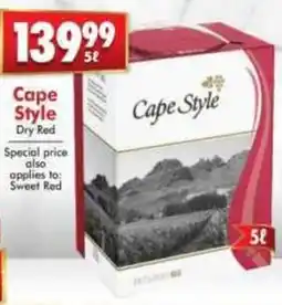 Prestons Cape Style Dry Red offer