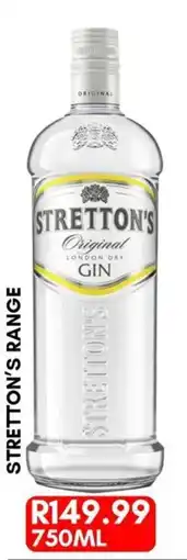 Prestons Stretton's Original London Dry Gin offer