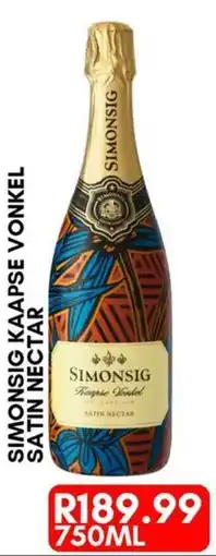 Prestons Simonsig Kaapse Vonkel Satin Nectar offer