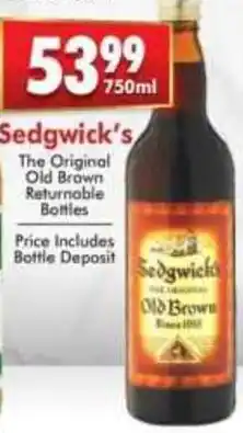 Prestons Sedgwick's Old Brown offer