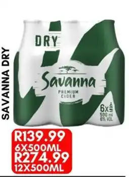 Prestons Savanna Dry Premium Cider offer