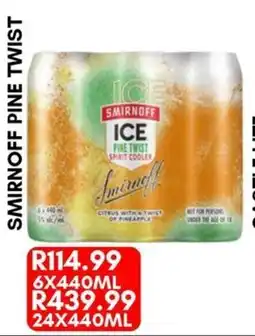 Prestons Smirnoff Ice Pine Twist offer