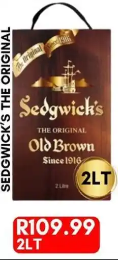 Prestons Sedgwick's The Original Old Brown offer
